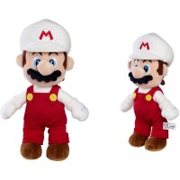 Super Mario Plush Figure Feuer Mario 30 cm