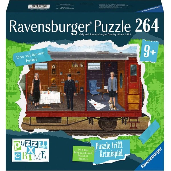 Puzzle X Crime: Das verlorene Feuer (264 Teile) - Ravensburger 13380 - (Spielwaren / Puzzle)