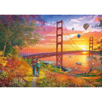 Spaziergang zur Golden Gate Bridge (2000 Teile) - Schmidt Spiele 59773 - (Spielwaren / Puzzle)