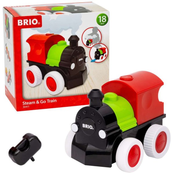 Push & Go Zug mit Dampf - BRIO 63041100 - (Spielwaren / Spielfahrzeug)