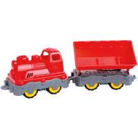 Power Worker Mini Zug mit Waggon - BIG 800055784 -...