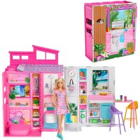 Barbie Ferienhaus Spielset - Barbie HRJ77 - (Spielzeug /...