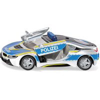 SUPER BMW i8 Polizei (silber/blau)