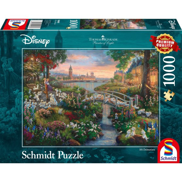 Thomas Kinkade Studios: Painter of Light - Disney 101 Dalmatiner (1000 Teile)