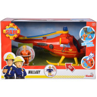 Feuerwehrmann Sam Hubschrauber Wallaby (orange/gelb, Inkl. Figur)