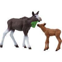 Schleich Wild Life Elchkuh mit Kalb - Schleich 42629 -...