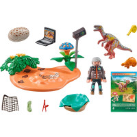 71526 Dinos Stegosaurusnest mit Eierdieb - Playmobil...