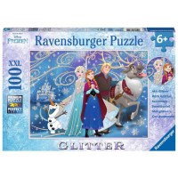 Kinderpuzzle Disney Frozen - Glitzernder Schnee (100...