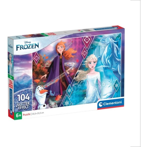 Glitter - Disney Frozen 2 (104 Teile) - Clementoni 20163 - (Spielwaren / Puzzle)