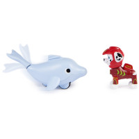 Paw Patrol Aqua Pups - Hero Pups-Set mit Marshall-Welpenfigur und Delfin-Figur - Spinmaster 6066147 - (Spielzeug / Spielfigur)