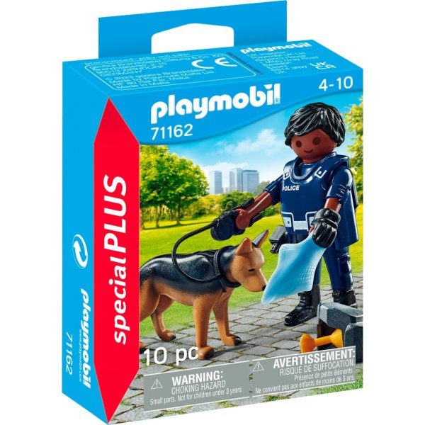 71162 specialPLUS Polizist mit Spürhund - Playmobil 71162 - (Spielzeug / Konstruktionsspielzeug)