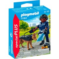 71162 specialPLUS Polizist mit Spürhund - Playmobil...