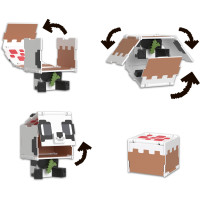 Minecraft Flippin Figure Panda + Cake - Mattel HTL48 - (Spielzeug / Spielfigur)