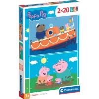 Supercolor - Peppa Pig (2x 20 Teile) - Clementoni 24797 -...