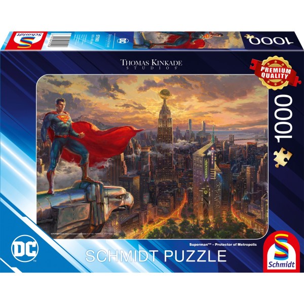 Thomas Kinkade Studios: DC - Superman - Protector of Metropolis (1000 Teile)