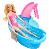 Barbie Pool mit Puppe - Barbie HRJ74 - (Spielzeug /...