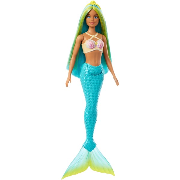 Barbie Dreamtopia Mermaid Doll (Turquoise) - Barbie HRR03 - (Toy / Figurine)