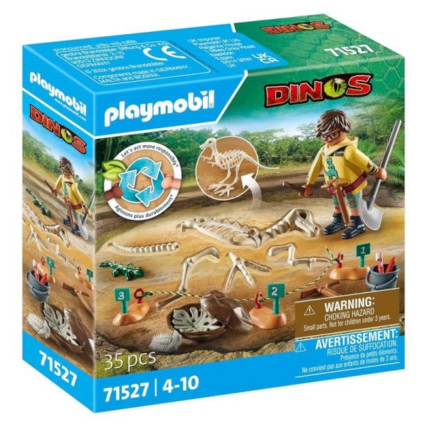 71527 Dinos Ausgrabungsstätte mit Dino-Skelet - Playmobil 71527 - (Spielzeug / Konstruktionsspielzeug)