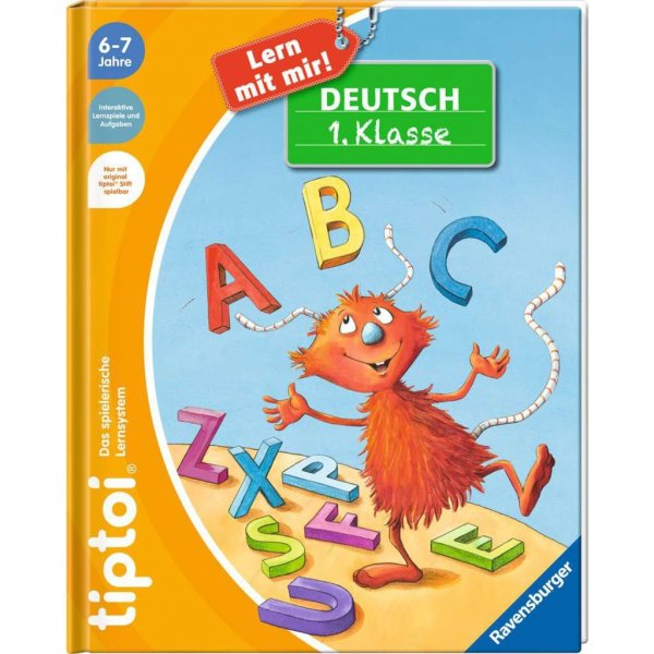 tiptoi Lern mit mir! Deutsch 1. Klasse - Ravensburger 49283 - (Spielzeug / Lernbuch)