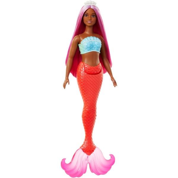 Barbie Dreamtopia Mermaid Doll (Red) - Barbie HRR04 - (Toy / Figurine)