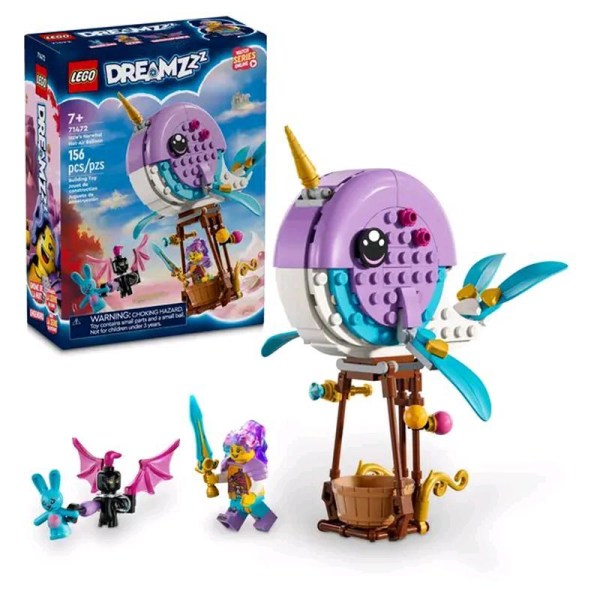 71472 DreamZzz Izzies Narwal-Heißluftballon - LEGO 71472 - (Spielzeug / Konstruktionsspielzeug)