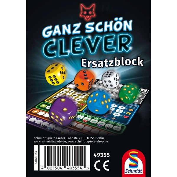 Ganz schön clever! Einzelblock - Schmidt Spiele 49355 - (Spielzeug / Gesellschaftsspiel)