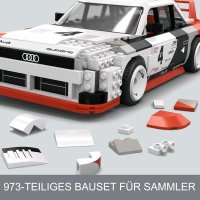 MEGA Hot Wheels Collector Audi 90 Quattro IMSA GTO (Maßstab 1:24) - MegaBloks HRY20 - (Spielzeug / Konstruktionsspielzeug)