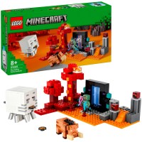 21255 Minecraft Hinterhalt am Netherportal - LEGO 21255 -...