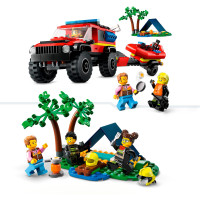 60412 City Feuerwehrgeländewagen mit Rettungsboot - LEGO 60412 - (Spielzeug / Konstruktionsspielzeug)