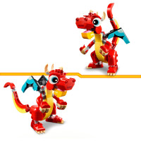 31145 Creator 3-in-1 Roter Drache - LEGO 31145 - (Spielzeug / Konstruktionsspielzeug)