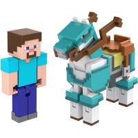 Minecraft Armored Horse and Steve