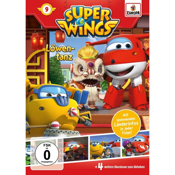 Super Wings Vol. 9: Löwentanz -   - (DVD Video / Sonstige / unsortiert)