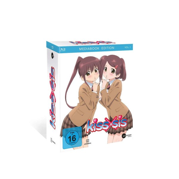 Kiss x Sis Vol.1 (mit Sammelschuber) (Blu-ray im Mediabook) - AniMoon Publishing  - (Blu-ray Video / Anime)