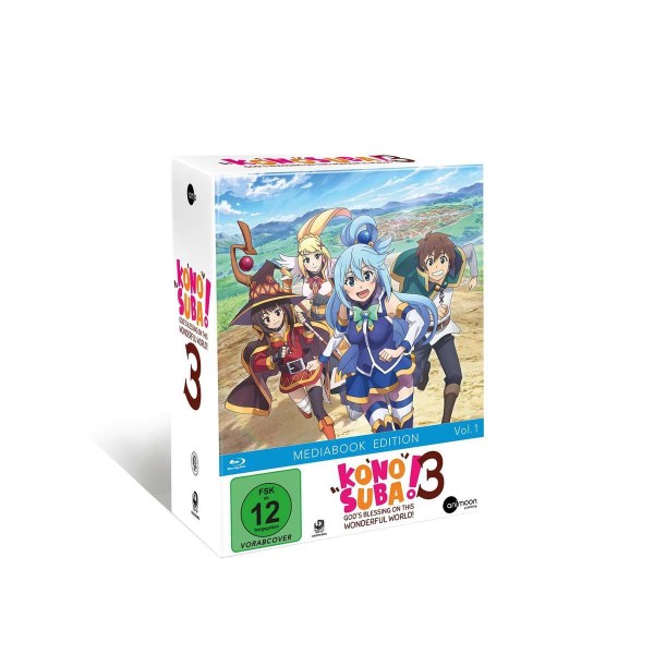 KonoSuba Staffel 3 Vol. 1 (Limited Mediabook Edition) (mit Sammelschuber) (Blu-ray) -   - (Blu-ray Video / Sonstige / unsortiert)