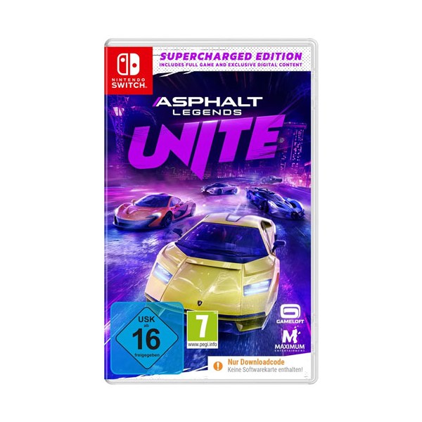 Asphalt Legends UNITE: Supercharged  SWITCH CiaB  Code in a Box - Astragon  - (Nintendo Switch / Rennspiel)