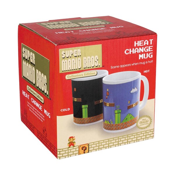 Super Mario Bros. Tasse mit Thermoeffekt Level