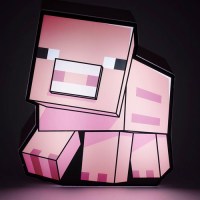 Merc LEUCHTE Minecraft Schwein 2D - Paladone  -...