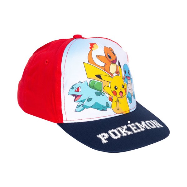 Merc Pokemon Cap Pikachu and Friends rot - Diverse  - (Merchandise / Merch Bekleidung)