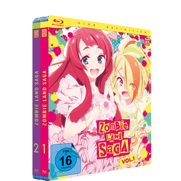 Zombie Land Saga - Staffel 1 (BR) GA  Gesamtausgabe - Bundle Vol.1+2 - AV-Vision  - (Blu-ray Video / Anime)