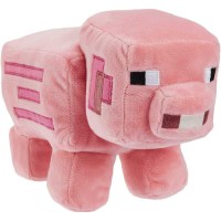 Merc Minecraft Schwein Plüsch  20cm - Diverse  -...