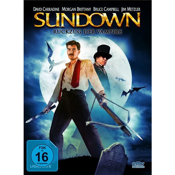 Sundown - Rückzug der Vampire (BR) -MB- A Limitiertes Mediabook - Cover A, 2Disc - ALIVE AG  - (Blu-ray Video / Horror/Komödie)