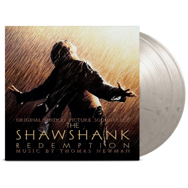 Thomas Newman: The Shawshank Redemption (DT: Die Verurteilten) (180g) (Limited Numbered 30th Anniversary Edition) (Black & White Marbled Vinyl)