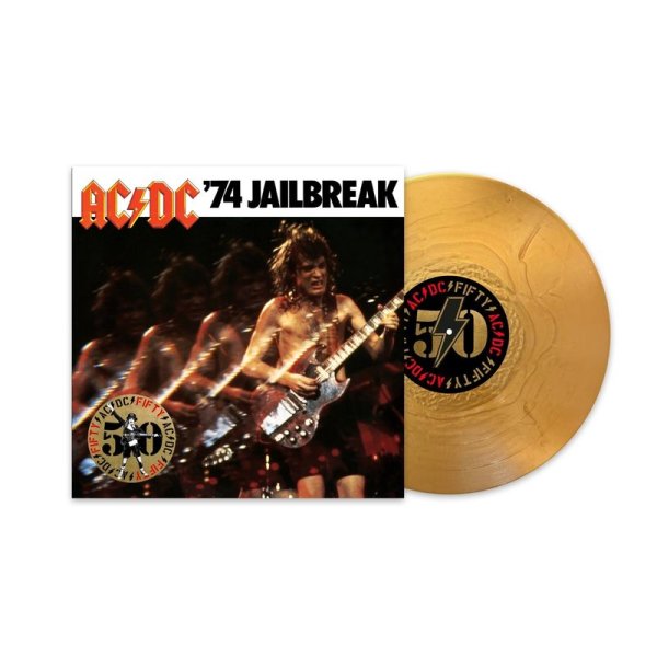 AC/DC: 74 Jailbreak (50th Anniversary) (remastered) (180g) (Limited Edition) (Gold Vinyl) (+ Artwork Print)