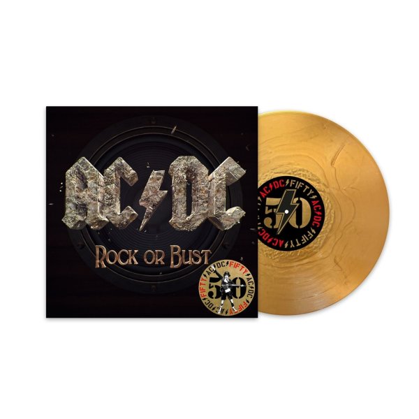 AC/DC: Rock Or Bust (50th Anniversary) (180g) (Limited Edition) (Gold Vinyl) (+ Artwork Print)