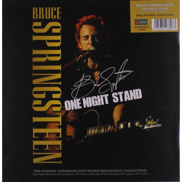 Bruce Springsteen: One Night Stand - Live In Philadelphia 1995 (180g) (Natural Clear Vinyl)