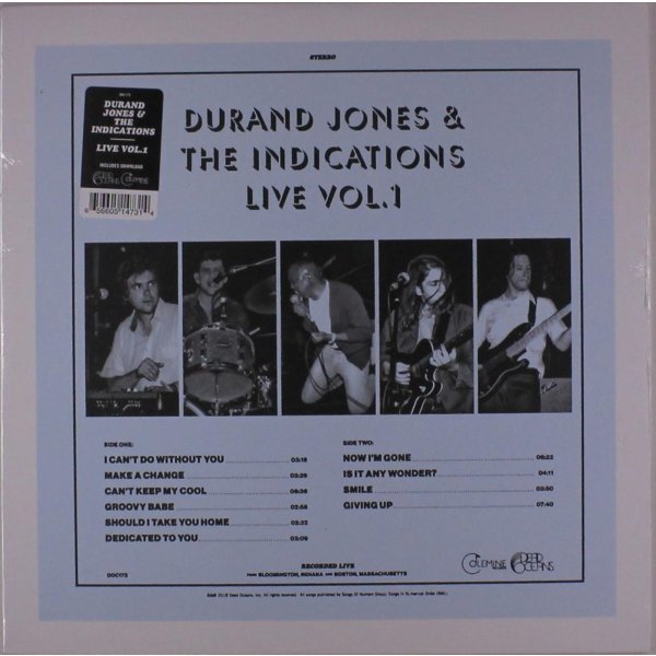 Durand Jones & The Indications: Durand Jones & The Indications Vol. 1