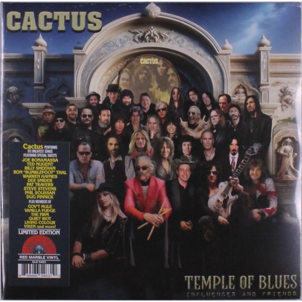 Cactus: Temple Of Blues (Limited Edition) (Red Marbled Vinyl)