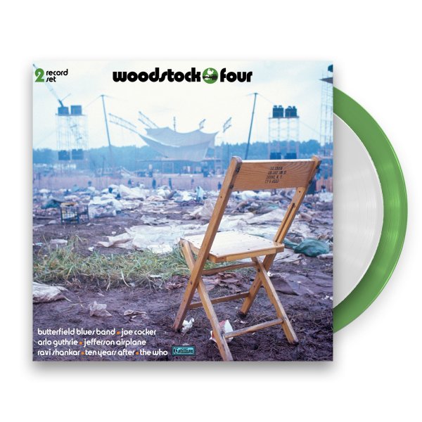 Various: Woodstock Four (Limited Edition) (Olive Green + White Vinyl)