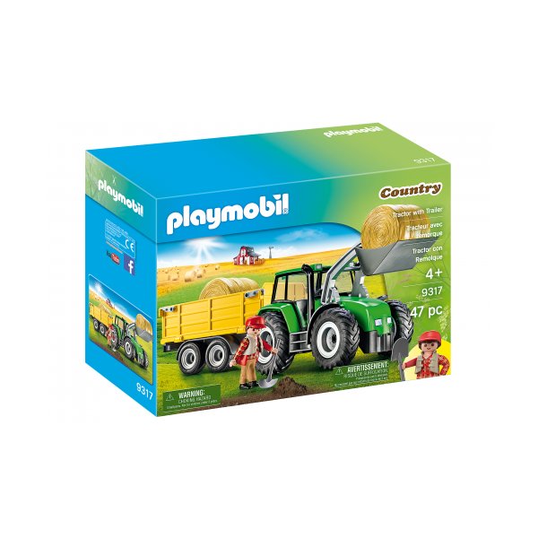 Playmobil 9317 - Tractor with Trailer