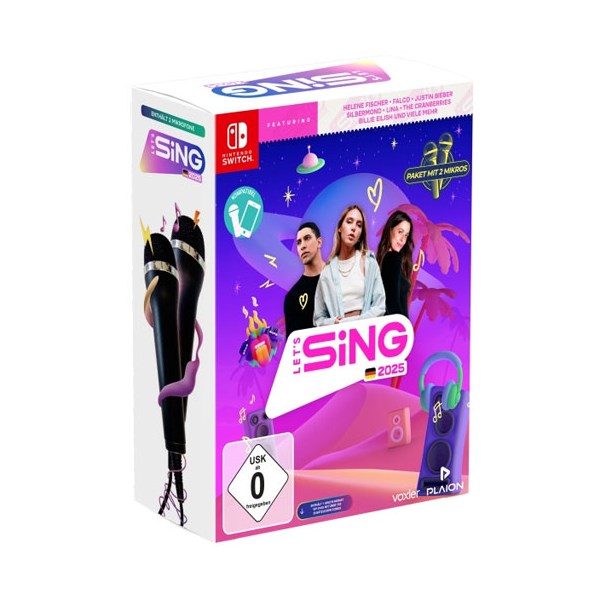 Lets Sing 2025  Switch  + 2 MIcs - Koch Media  - (Nintendo Switch / Party Games)